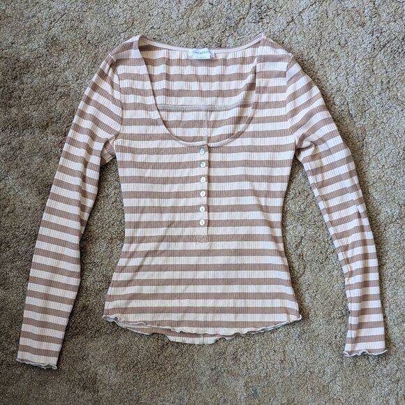 Lovers + Friends Tops - Lovers + Friends Henley Top